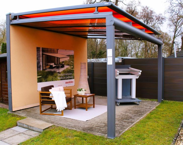 Ausstellung Aufglasmarkise