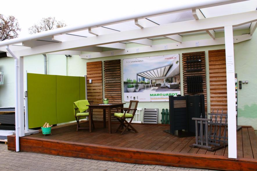 Ausstellung Terrassendach